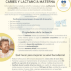 Infografía - Caries y Lactancia Materna
