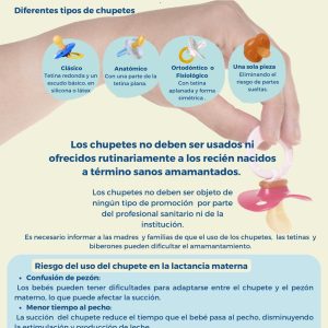 Impacto del chupete en la lactancia materna