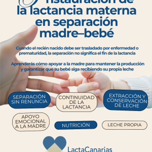 Instauración de la lactancia materna en separación madre-bebé